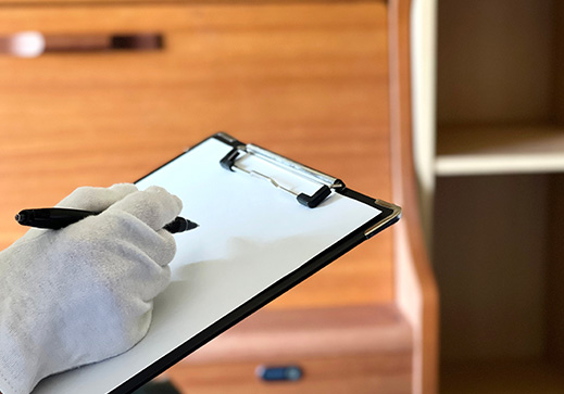 現地確認または写真送付