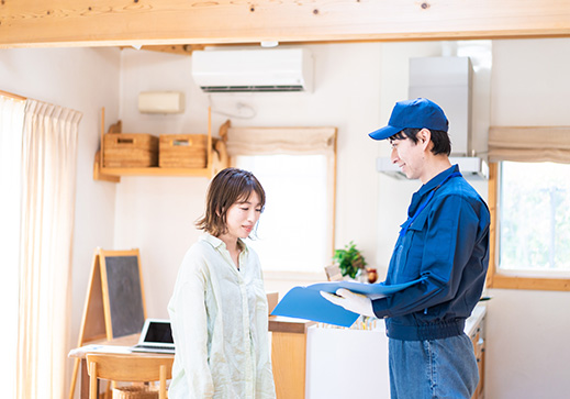 見積書の提示・日程調整